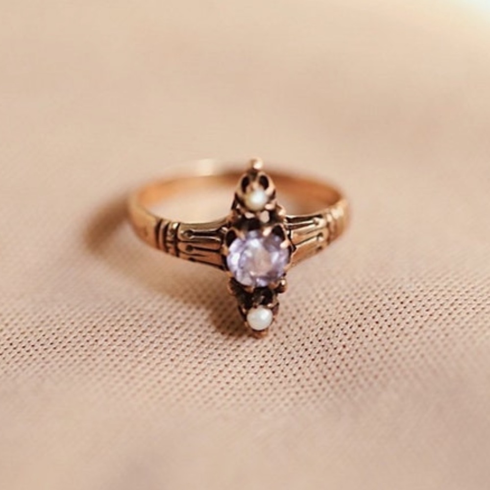 Antique Victorian 10k Ring - 5.75